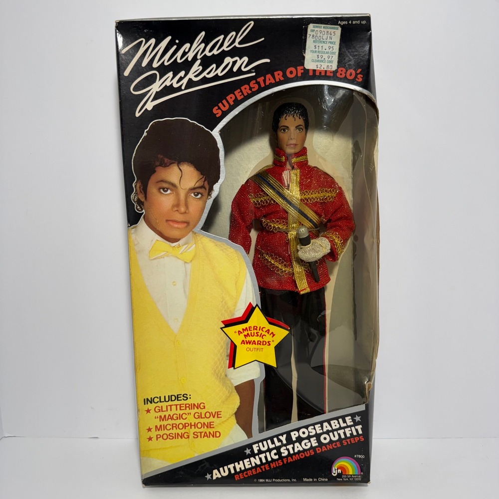 Vintage 1984 Michael Jackson LJN Doll American Music Awards Outfit 7800